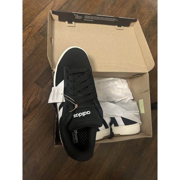 Grand Court Alpha Men\'s Black And White Sneakers Size 10.5 NWT main image 4